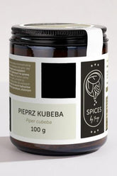 Spices By Yango - Cubeb Pepper (100 g) jar featuring Piper cubeba spice, highlighting its unique flavor and aroma.